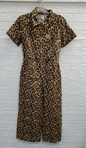 Neu Lucy&Jack Ragan Reißverschluss Bio Bio Baumwolle Overall hellbraun/schwarz Größe 8 - Bild 1 von 7