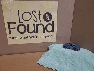 1972 Matchbox Superfast Beetle Streaker VW Big Blue Bug #39 Hong Kong 1/64 - Image 1 of 4