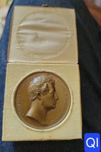 Autriche Exceptionnelle Médaille 49mm - Prince De Metternich + Boite Biface 1841 - Picture 1 of 16