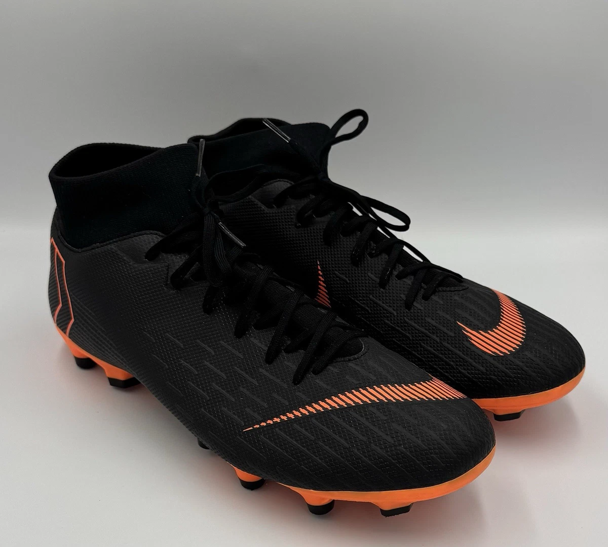 Nike Mercurial Vapor 12 FG Black Total Orange for Sale