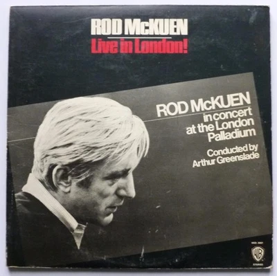 Rod McKuen Live In London 2LP Warner Bros WSD3007 VG/VG 1970 double LP, green... Foto 1 de 4