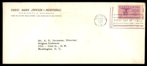 Mayfairstamps US FDC 1957 American Inst Architects Centennial Columns First Day - Picture 1 of 2