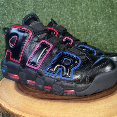 Nike Air More Uptempo '96 Electric Black/Crimson Mens Size 10 New FD0729-001 - Image 1 of 4