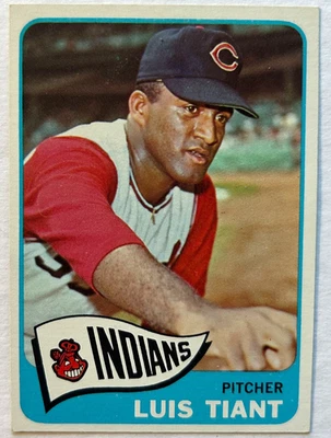 Topps 1965 Luis Tiant Cleveland Indians Pitcher #145 EX sin clasificar Foto 1 de 2