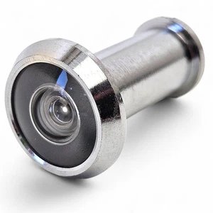 Visore / Peephole per porta grandangolare 180° - foro spia lente vetro - telescopico 33-53m - Foto 1 di 11