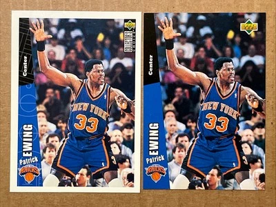 Patrick Ewing 1997 Upper Deck Collector’s Choice & Folz Mini Basketball Card. - Image 1 of 4