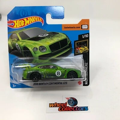 2018 Bentley Continental GT3 * 2020 Hot Wheels Case Q cartão curto * S73 - Imagem 1 de 3