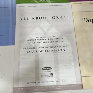 All About Grace - Barbour, Wilson - Spartiti Parola Christian Church Choir - Foto 1 di 2