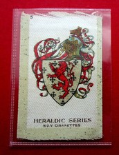 GODFREY PHILLIPS  BDV VERY COLLECTABLE 1924 ANTIQUE  HERALDIC SERIES SILK  No 5