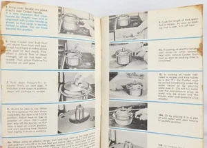 Presto Pressure Cooker Owner's Manual w Recipes and Instructions 1950s 124 Pgs - Foto 1 di 8