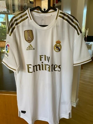 Real Madrid Player Authentic 2019/2020 Sergio Ramos + WC + LaLiga Patches Medium - Imagen 1 de 4