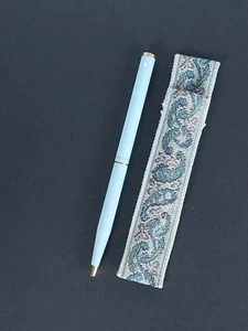 Sheaffer penna a sfera donna elegante fiordaliso blu vintage con manica - Foto 1 di 11