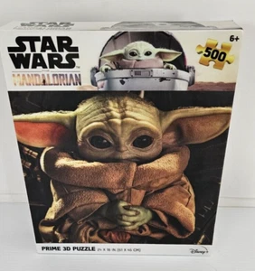 Disney Star Wars The Mandalorian Yoda Prime 3D Jigsaw Puzzle 500 Pieces - Picture 1 of 2