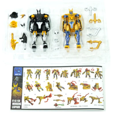 Robot Toys RT-03& RT-03B Working Leopard Cheetor Beast Wars Action Figure toy - Image 1 of 4