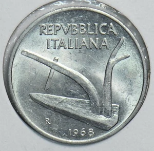 Italy 1968 10 Lire 198063 combine shipping - Picture 1 of 2