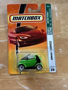 Matchbox 2008-09 Metro Rides Series #28 Smart Cabrio Green w/ Black Stripe - Picture 1 of 5