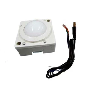 2 inch USB Arcade Trackball White Ball Compatible With PC Mame Pi - Picture 1 of 2