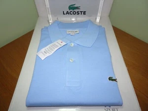 LACOSTE MENS CLASSIC FIT L1212 PETIT PIQUE POLO SHIRT FR9 4XL RRP:-£95 - Picture 1 of 7