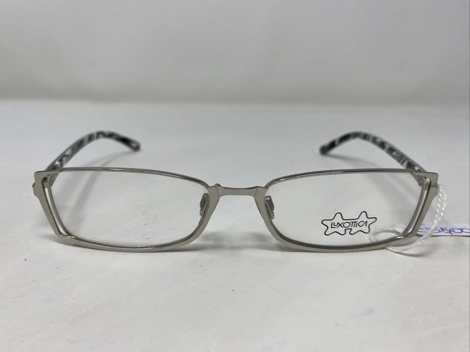 Armação de óculos Luxottica Italy LU 2524 030 52-16-135 prata brilhante T28 - Imagem 1 de 4