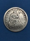 1854-O Seated Liberty Quarter Dollar