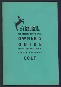 Ariel 200 LH Colt (1964) Original Owners Guide FH58 - Bild 1 von 15