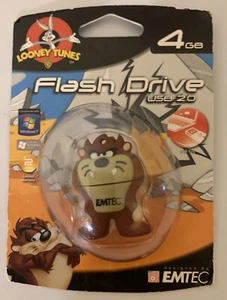 EMTEC Looney Tunes "Tasmanian Devil" 4 GB USB 2.0 Flash Drive - Picture 1 of 4