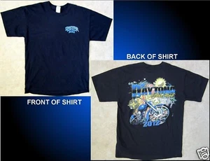 BIKE WEEK 2012 Daytona Beach Florida Motorcycle Size Large Black T-Shirt - Picture 1 of 1