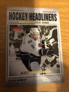 2006/7 Fleer Hockey Headliners Alex Ovechkin Washington Capitals