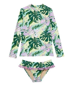 Shade Critters Rashguard Set Tropical Oasis L17627 Girl's Size 5T - Picture 1 of 3