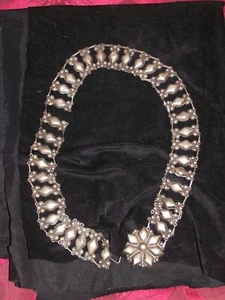 Cintura vintage a maglie in argento sterling Messico - Foto 1 di 6