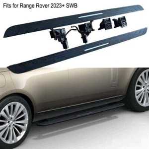 Fit for LR Range Rover 2023 2024 LWB Deployable Running Board Side Step Nerf Bar - Picture 1 of 14