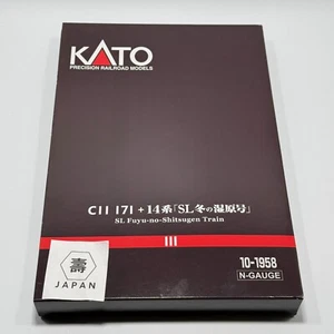 KATO N Gauge C11 171 SL Winter Wetlands Train Set 14 Series 10-1958 Model - Picture 1 of 17