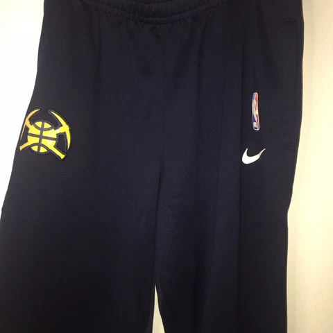 New Nike Denver Nuggets Dri-Fit Worm Up Pants Size XL Cover