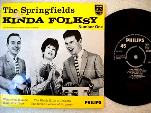 **THE SPRINGFIELDS KINDA FOLKSY #1 7"EP 45rpm 433 622 BE VERY GOOD CONDITION** - Foto 1 di 4
