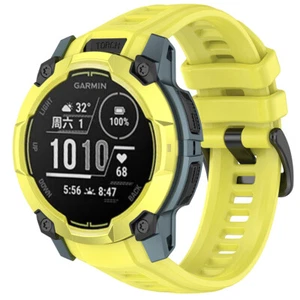 Cinturino orologio sportivo in silicone Quick Fit per Garmin Instinct 3 45 mm 50 mm - Foto 1 di 83