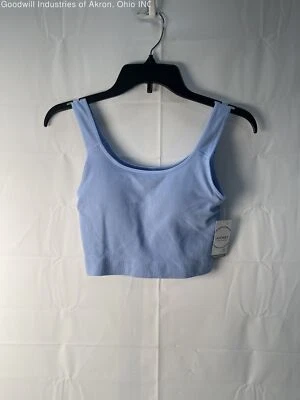 Sujetador deportivo Jockey para mujer azul claro soporte medio nuevo con etiquetas, talla M Foto 1 de 3