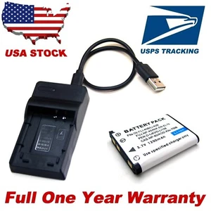 Battery / USB Charger For Sanyo VPC-T1495B VPC-T1495Bl VPC-T1496 VPC-T1500TP NEW - Picture 1 of 10