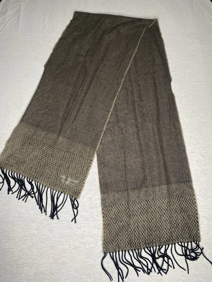 D&Y Unisex Classic Softer Than Cashmere® Plain Solid Fringe End Scarf Foto 1 de 4