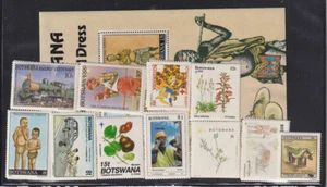 E2235: Colección de conjuntos Botswana como nueva, NH; CV $90 - Imagen 1 de 1