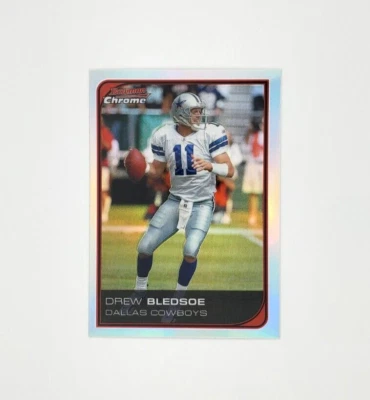 2006 Bowman Chrome Refractor #188 Drew Bledsoe - Image 1 of 2