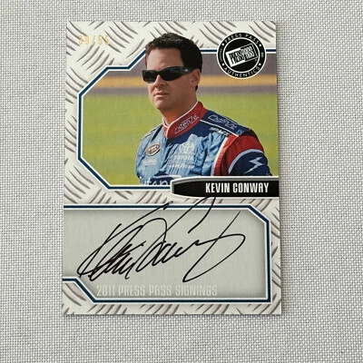 2011 Press Pass Signings Kevin Conway Auto Autograph Signed Card NASCAR /55 - Image 1 of 4
