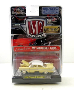 M2 1958 Plymouth Belvedere 1:64 Scale Auto-Thentics - Picture 1 of 5