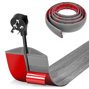 2M x 5cm Cache Cable Sol Goulotte Passe Cable Goulotte Passe Cable Sol Silico... - Photo 1/7
