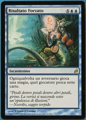 Forced Fruition Lorwyn (ITALIAN) NM Blue Rare MAGIC CARD (ID# 178332) ABUGames - Image 1 of 2