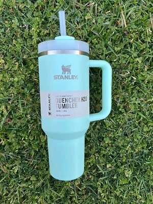 New Stanley Quencher H2.0 Tumbler Straw Cup 40oz Mint NWT IN HAND! - Image 1 of 3