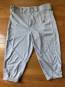 Air Jordan Jumpman RE2PECT Grey Baseball Pants Adult Size Large NWOT - Picture 1 of 24