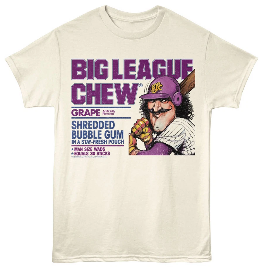 Camiseta preventa Big League masticable goma de mascar caramelo con licencia Foto 1 de 1
