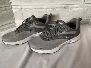 Ryka Sky Walk 2 Damen-Wanderschuh SGS Support-Sneaker Größe 8,5 M grau türkis gebraucht, in einwandfreiem Zustand - Bild 1 von 5