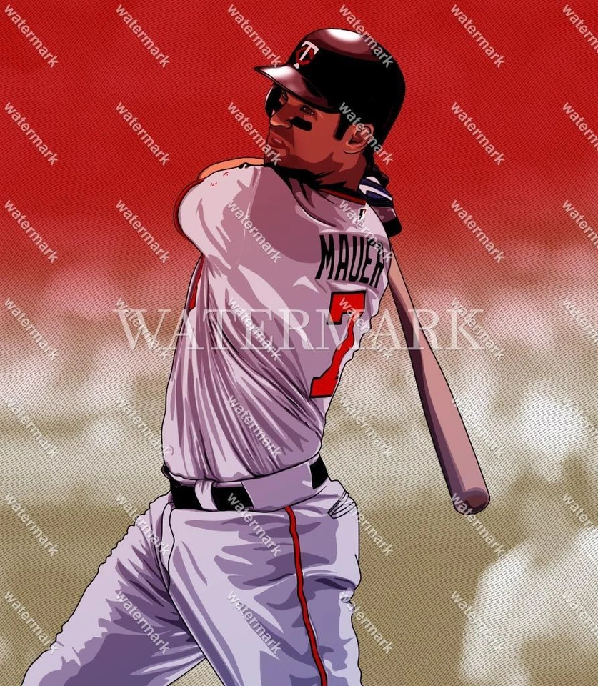 DY73 Joe Mauer Minnesota Twins Baseball 8x10 11x14 16x20 Photo - Image 1 of 1