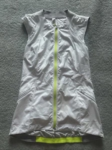 Lululemon Breathable Run Cycle Women’s White Zip Vest Jersey - Size 4 US / 8 AUS - Picture 1 of 6